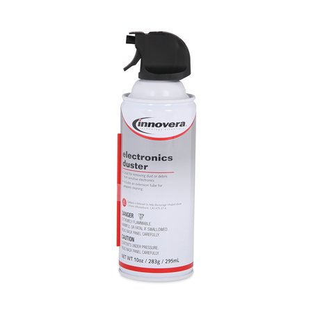 Innovera Compressed Air Duster Cleaner, 10 oz Can, PK2 IVR10012